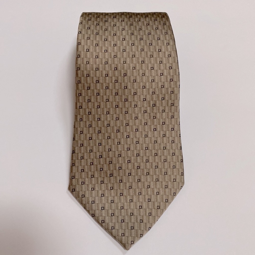 Zylos Gold George Machado Silk Tie
